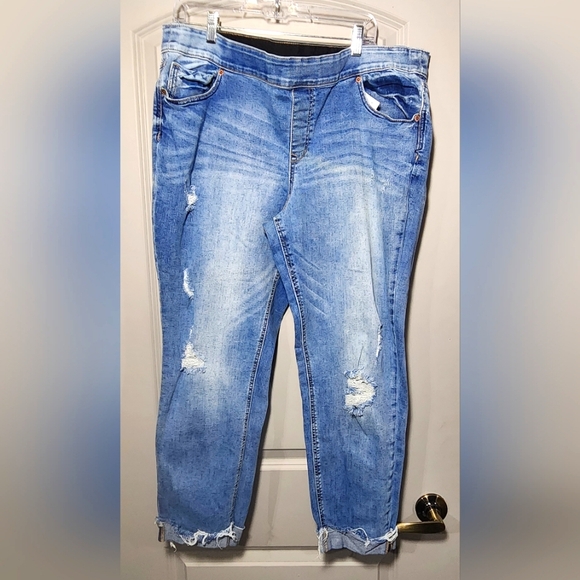 Maurices Denim - Maurices Distressed Skinny Jeans Size 20